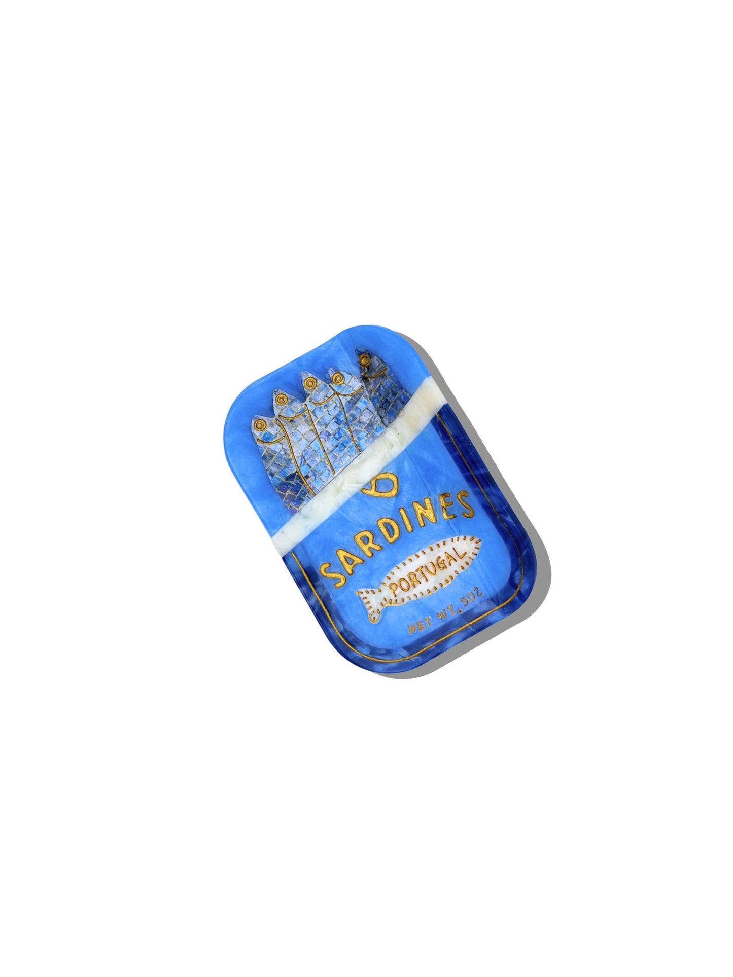 Hand-painted Sardines Claw Hair Clip | Eco-Friendly