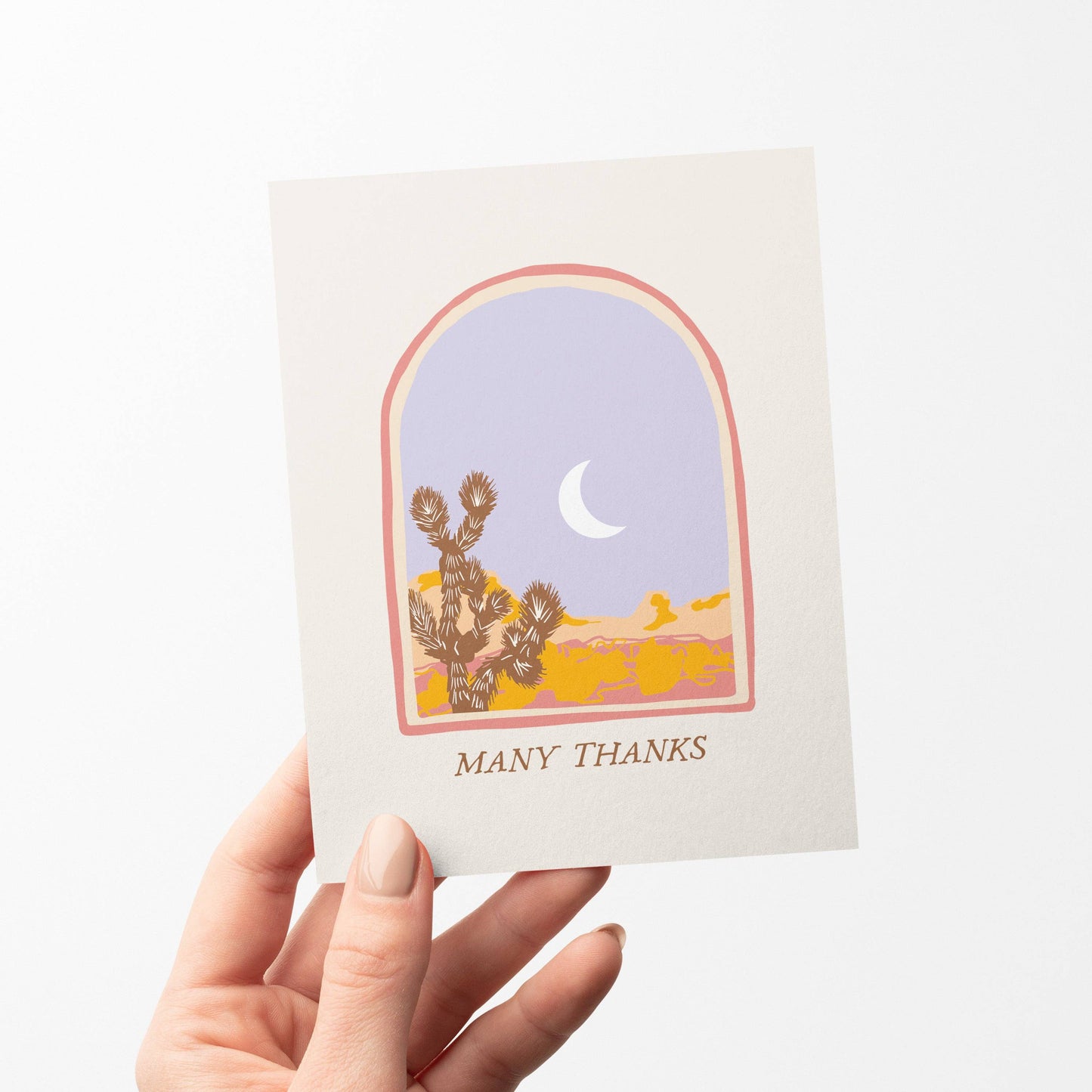 Joshua Tree Thank You A2 Greeitng Card