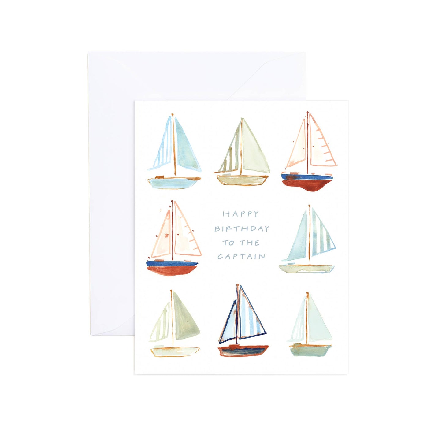 Walker Watercolor Sailboat Birthday Card