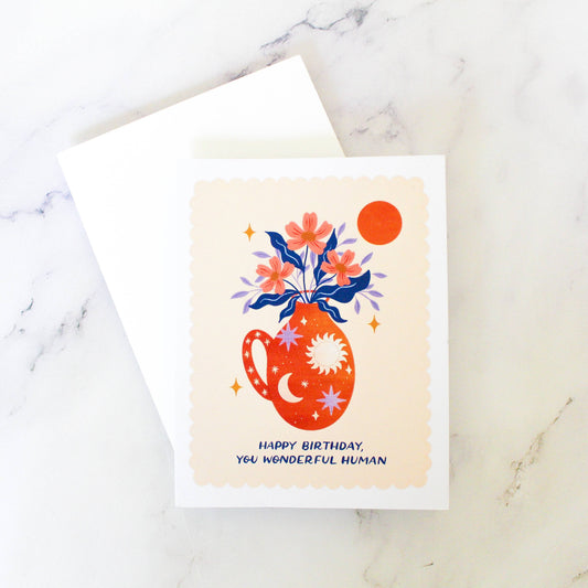 Wonderful Human Birthday Card