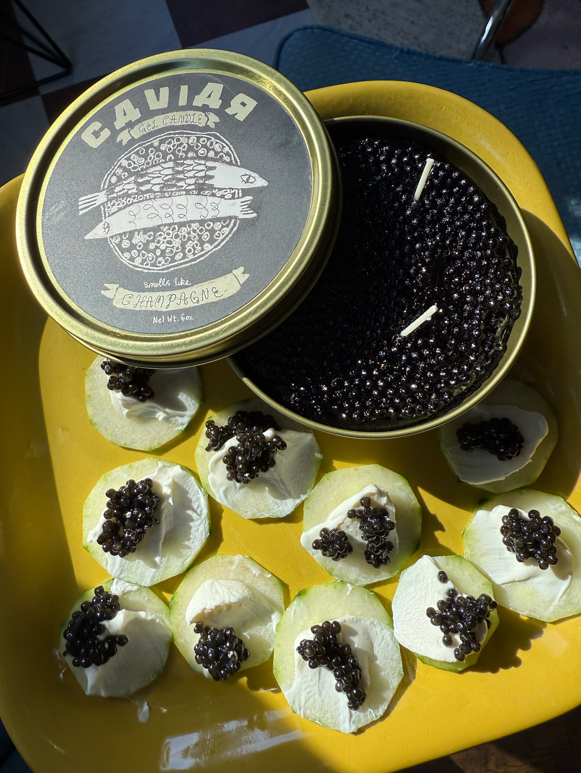 Fancy Caviar Candle