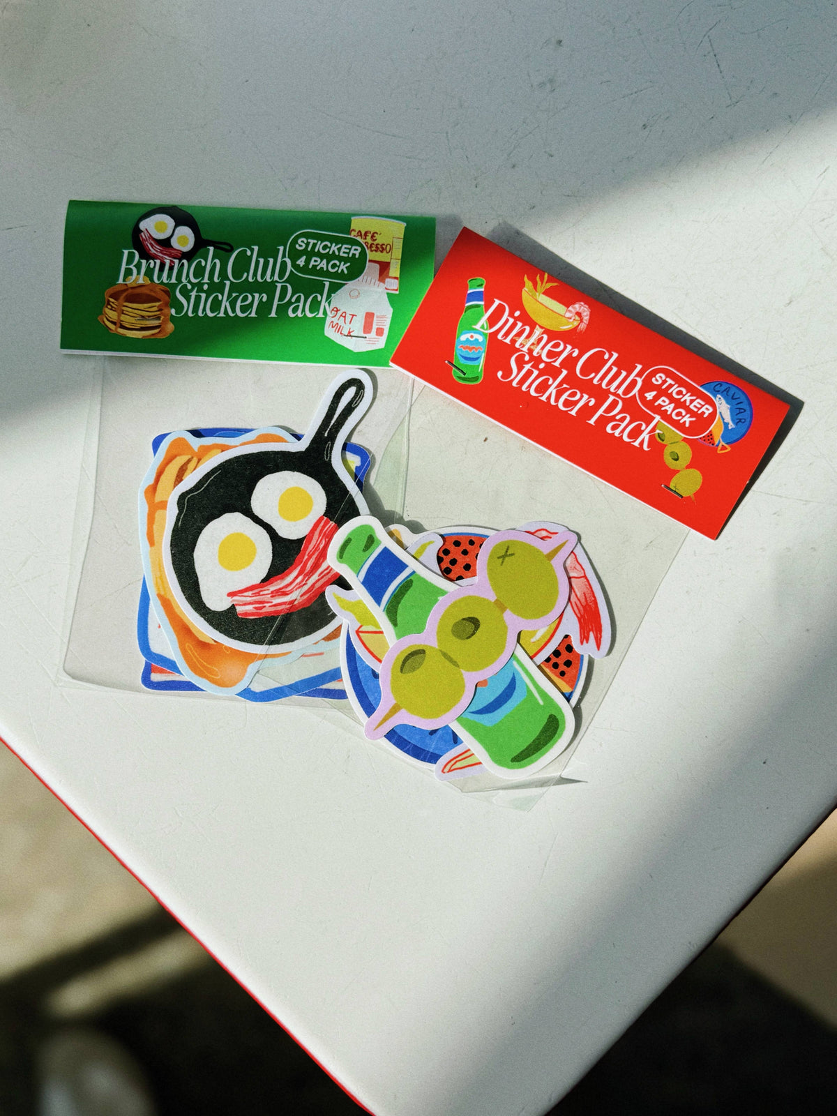 Clvb Sticker Dinner Club Sticker Pack – Small Batch