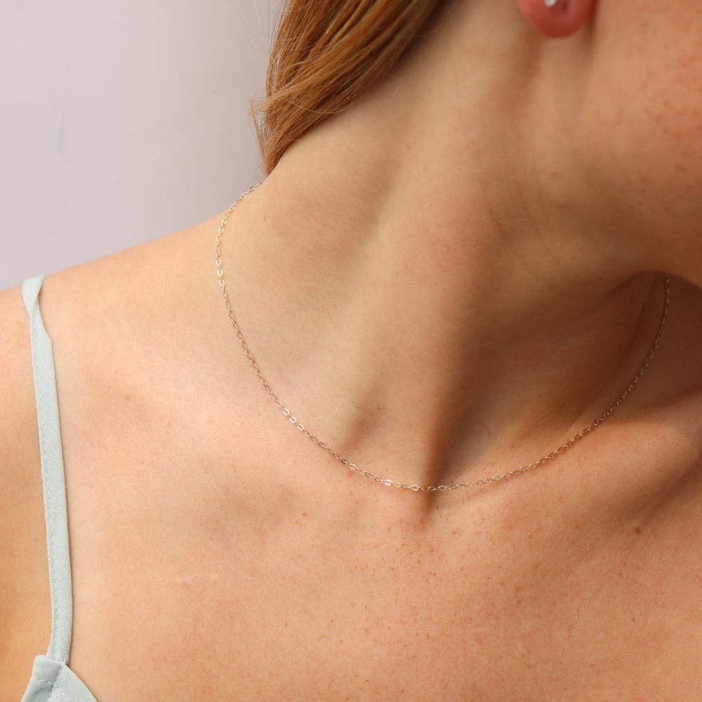 Simple Chain: 14k Gold Fill / 14"