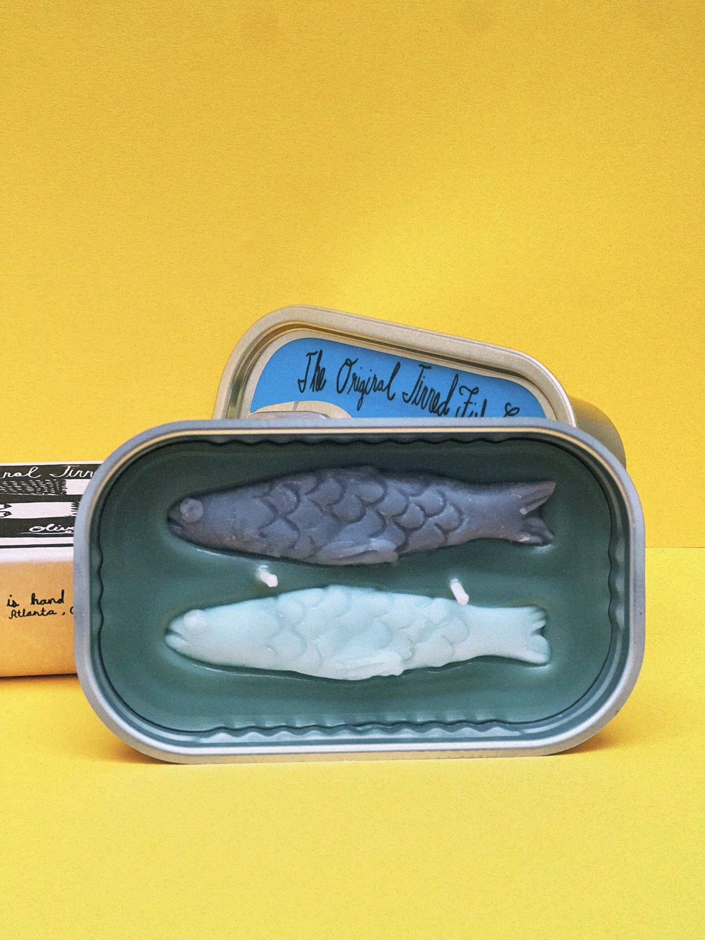 Olive Oil and Sea Salt Tinned Fish Candle