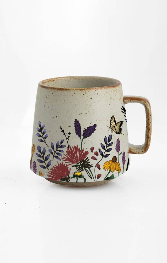 Stoneware Mug | Blooming Butterfly