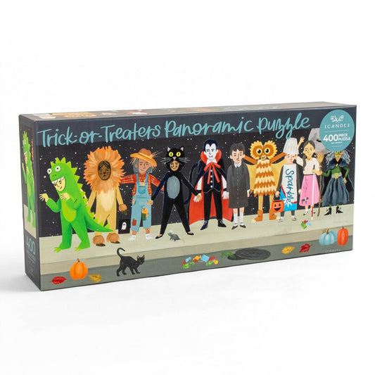 Trick-Or-Treat! 400 Piece Panoramic Jigsaw Puzzle