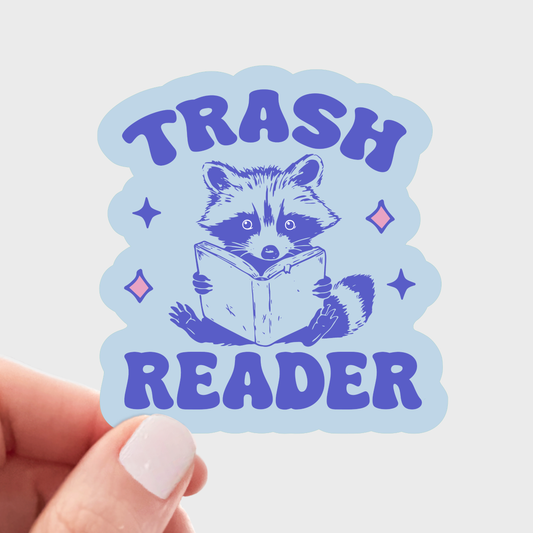 Trash Reader Sticker