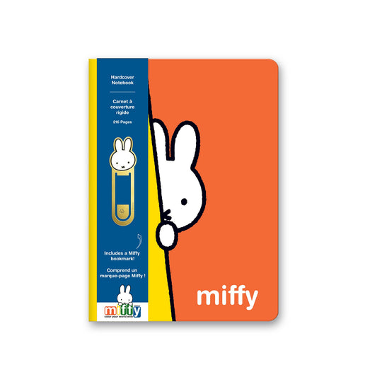 Hardcover Notebook with Enamel Bookmark Classic Miffy