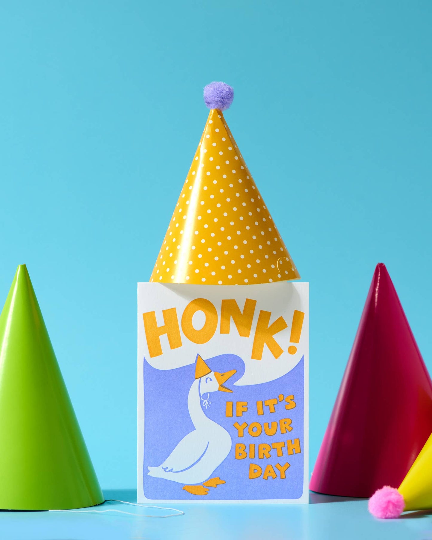 Letterpress Birthday Card | Honk Bday
