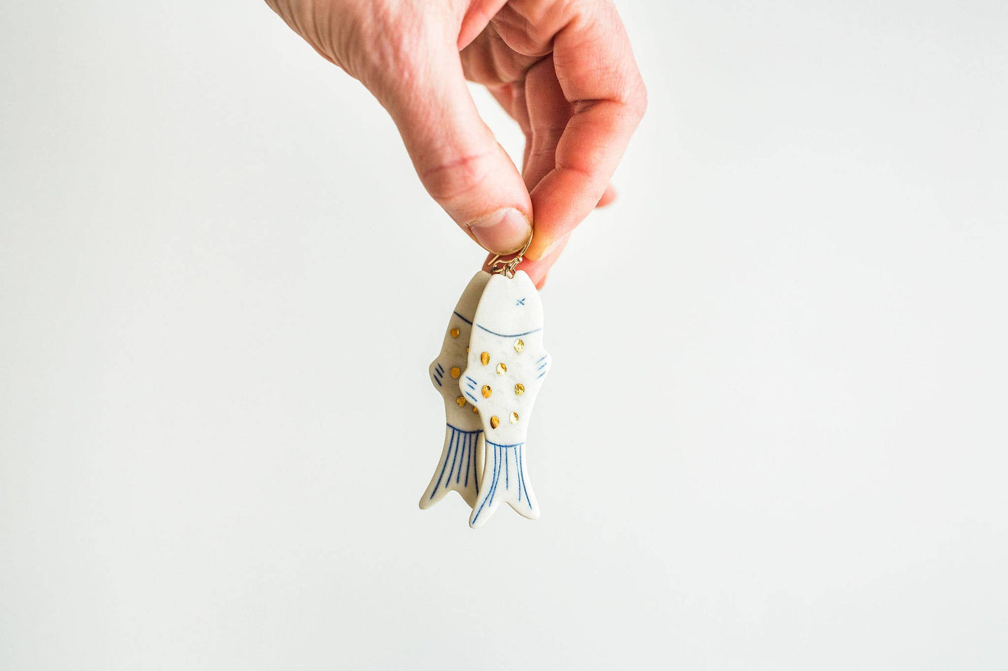 Little Fish Earrings | Alive Bright Blue