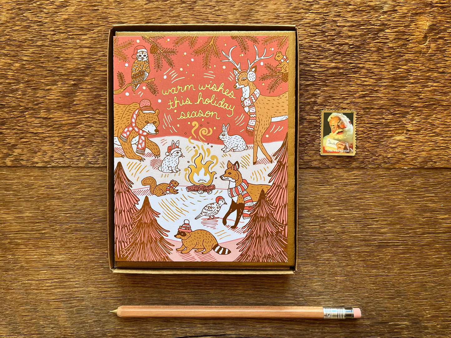 Woodland Holiday Card