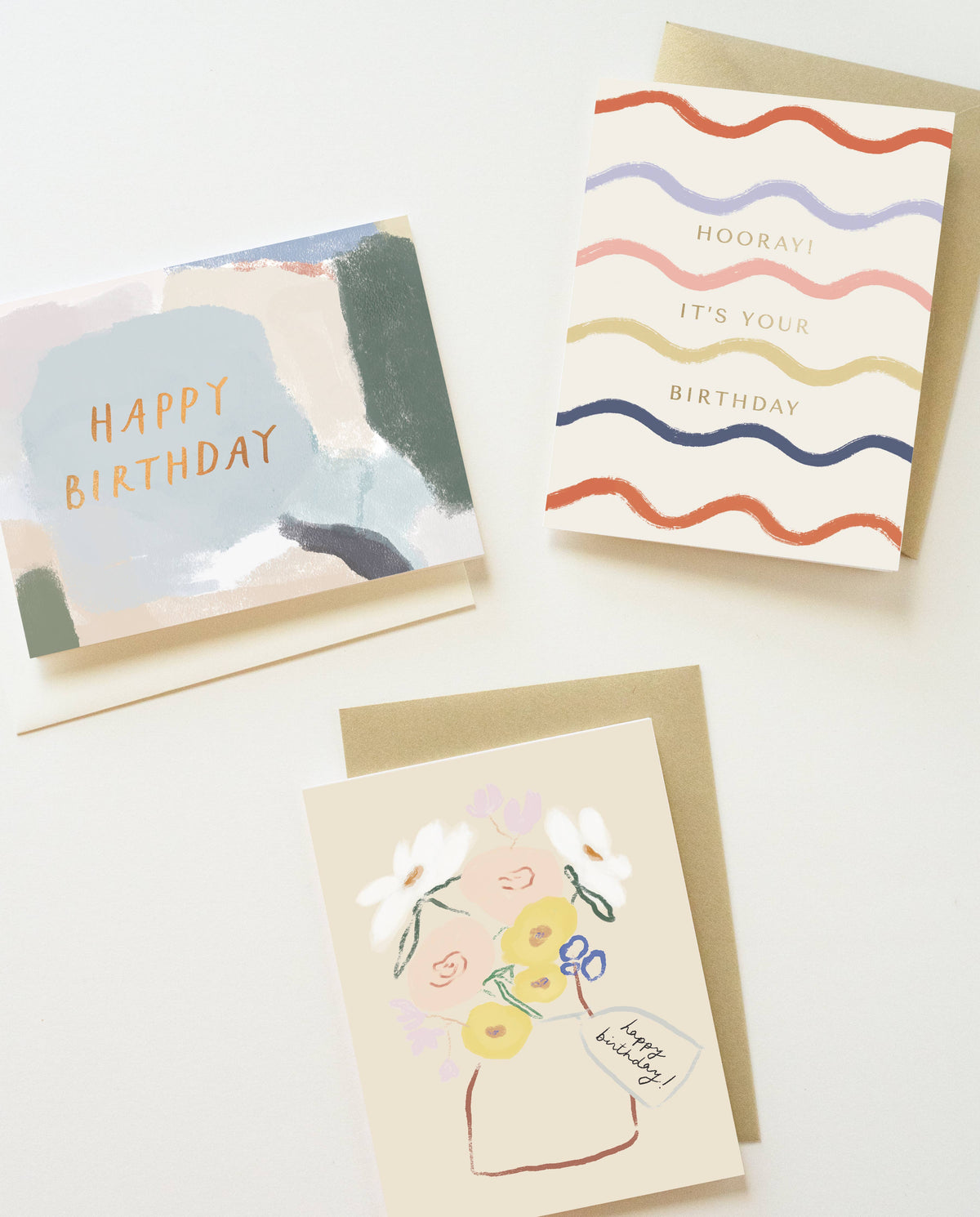 Happy Birthday Vase Card
