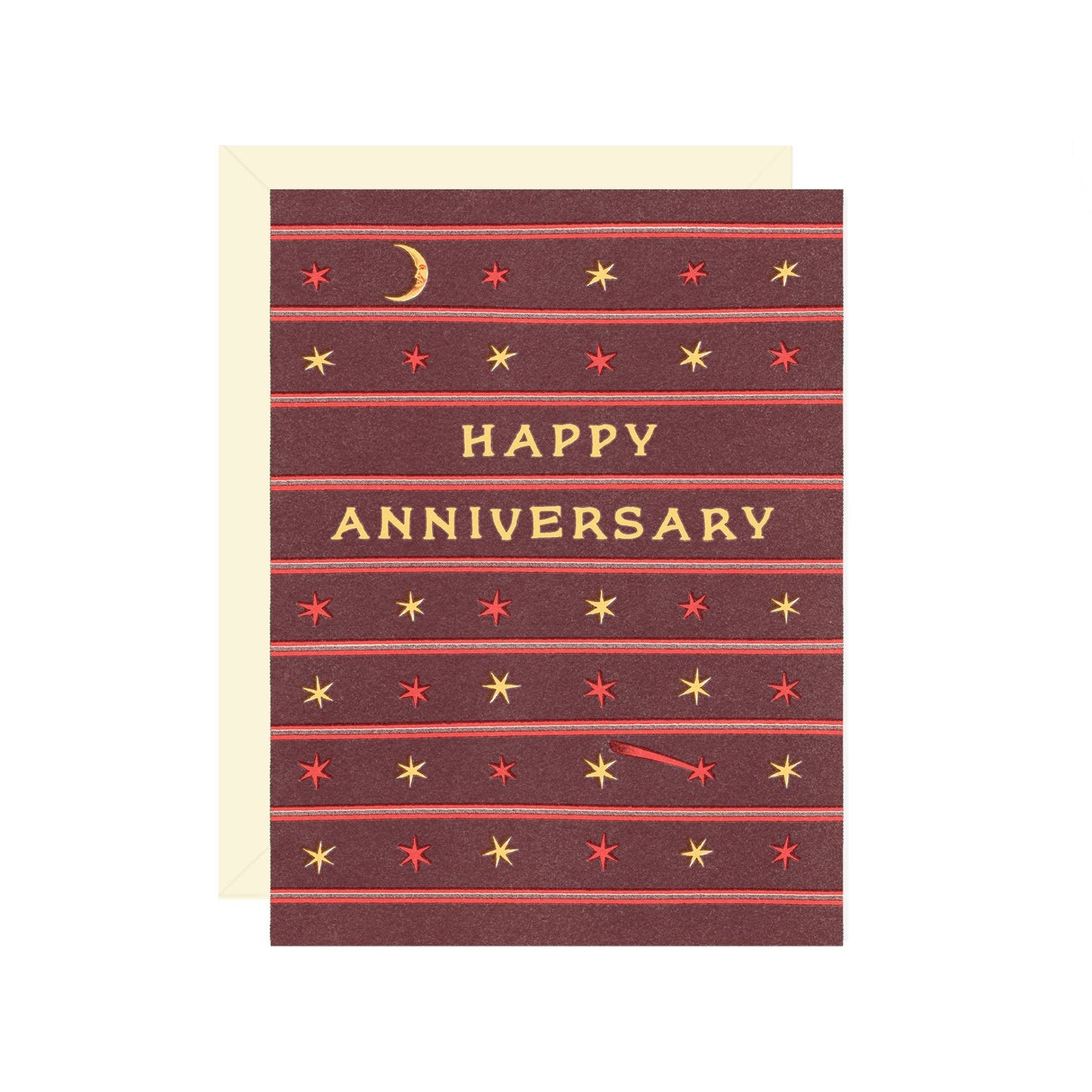 Starry Anniversary Card