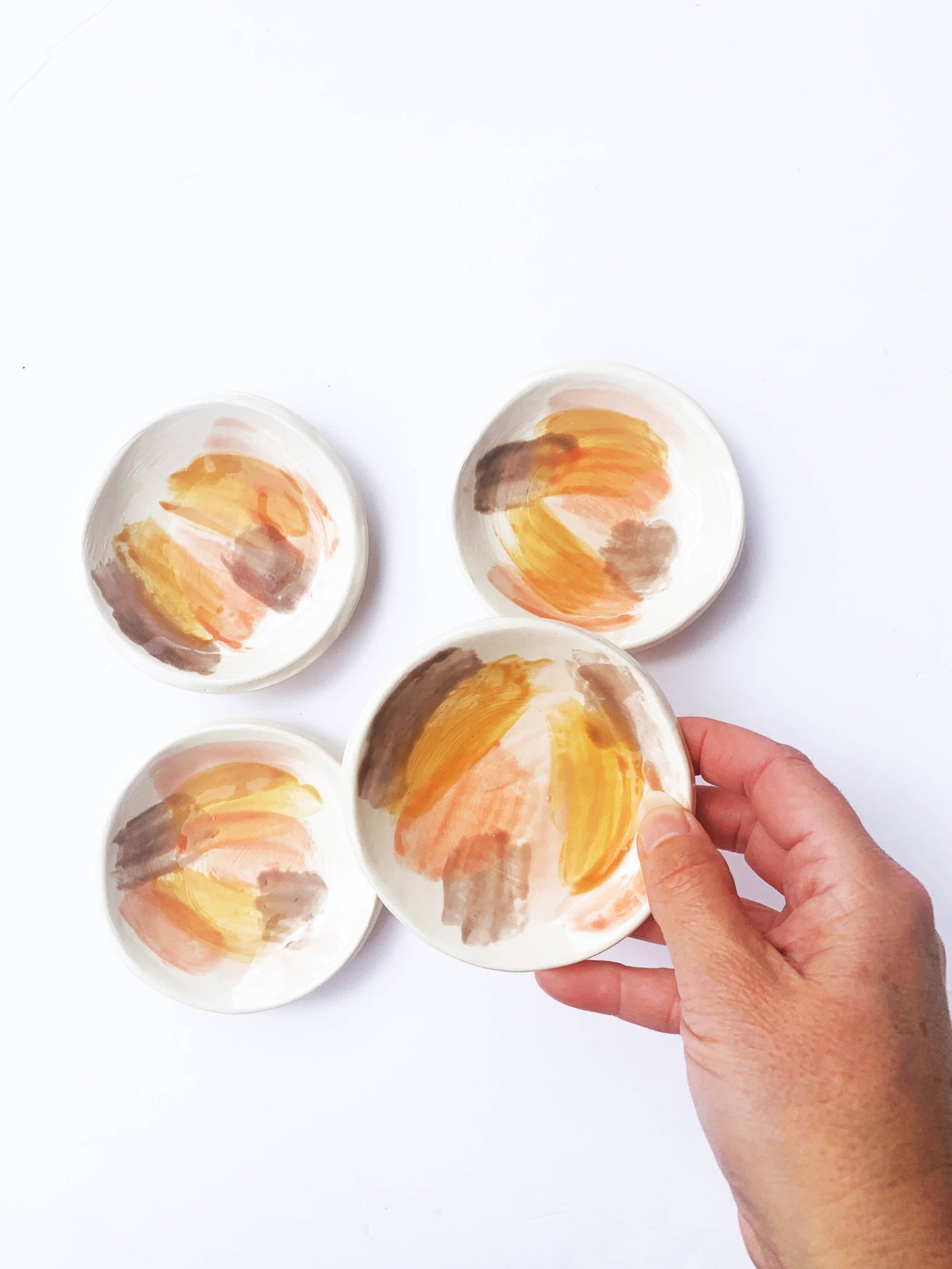 Watercolor Blush Ring Dish