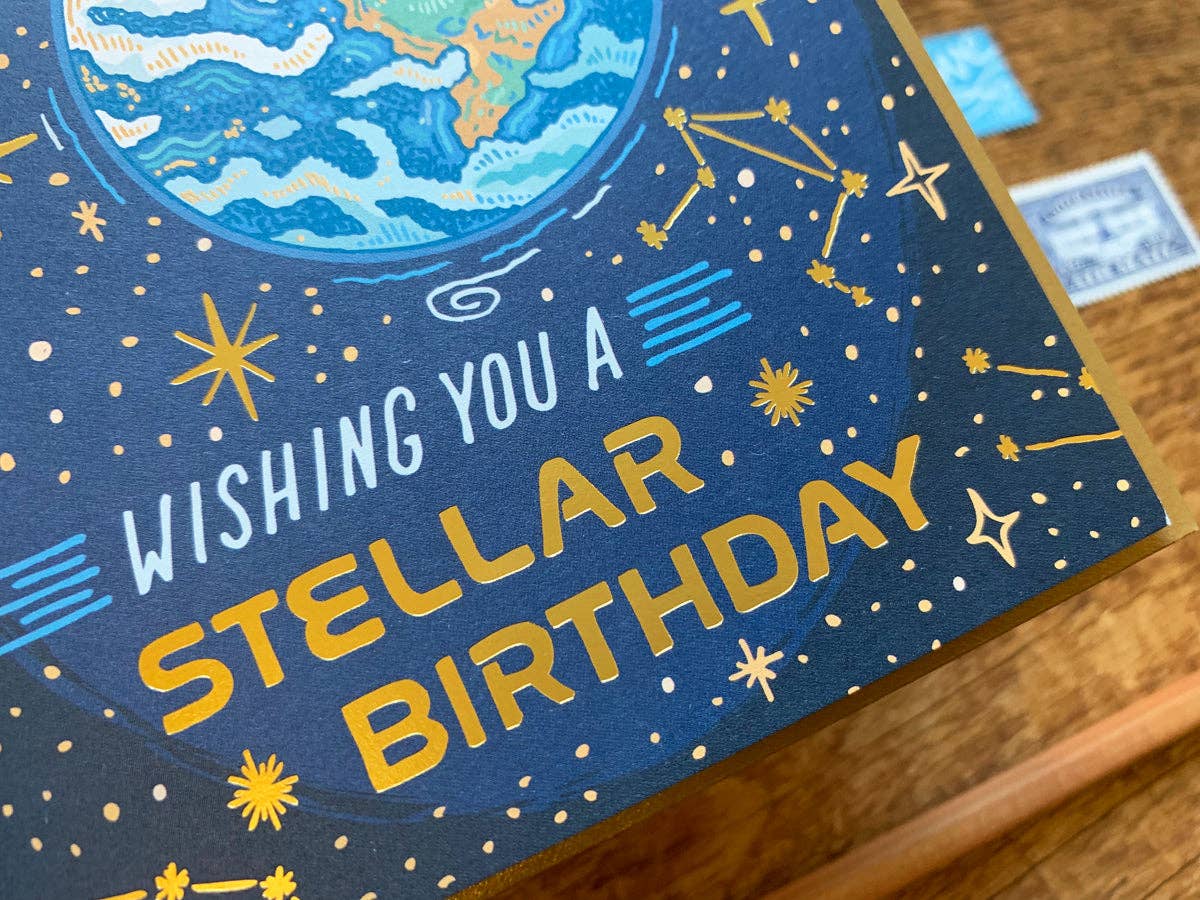 Stellar Birthday Card