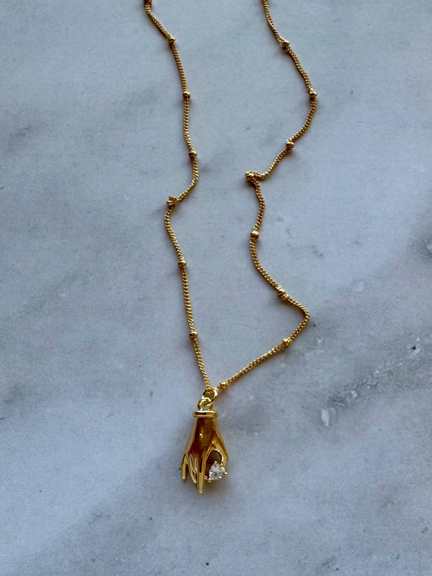 Mabel Necklace: Clear