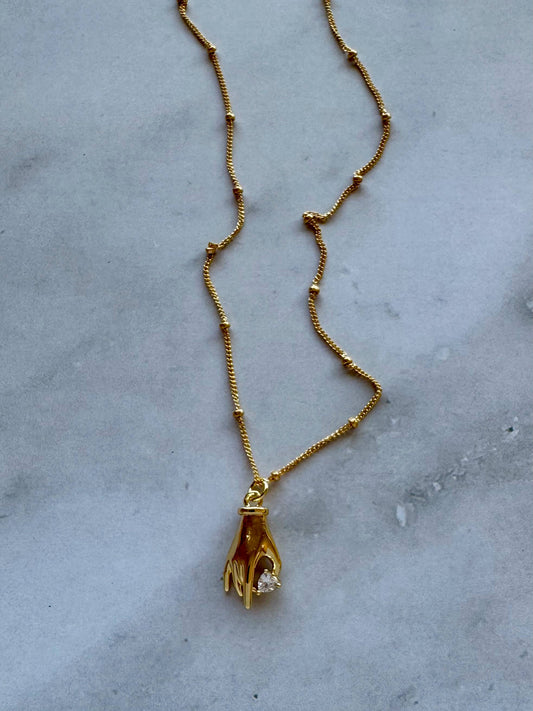 Mabel Necklace: Clear