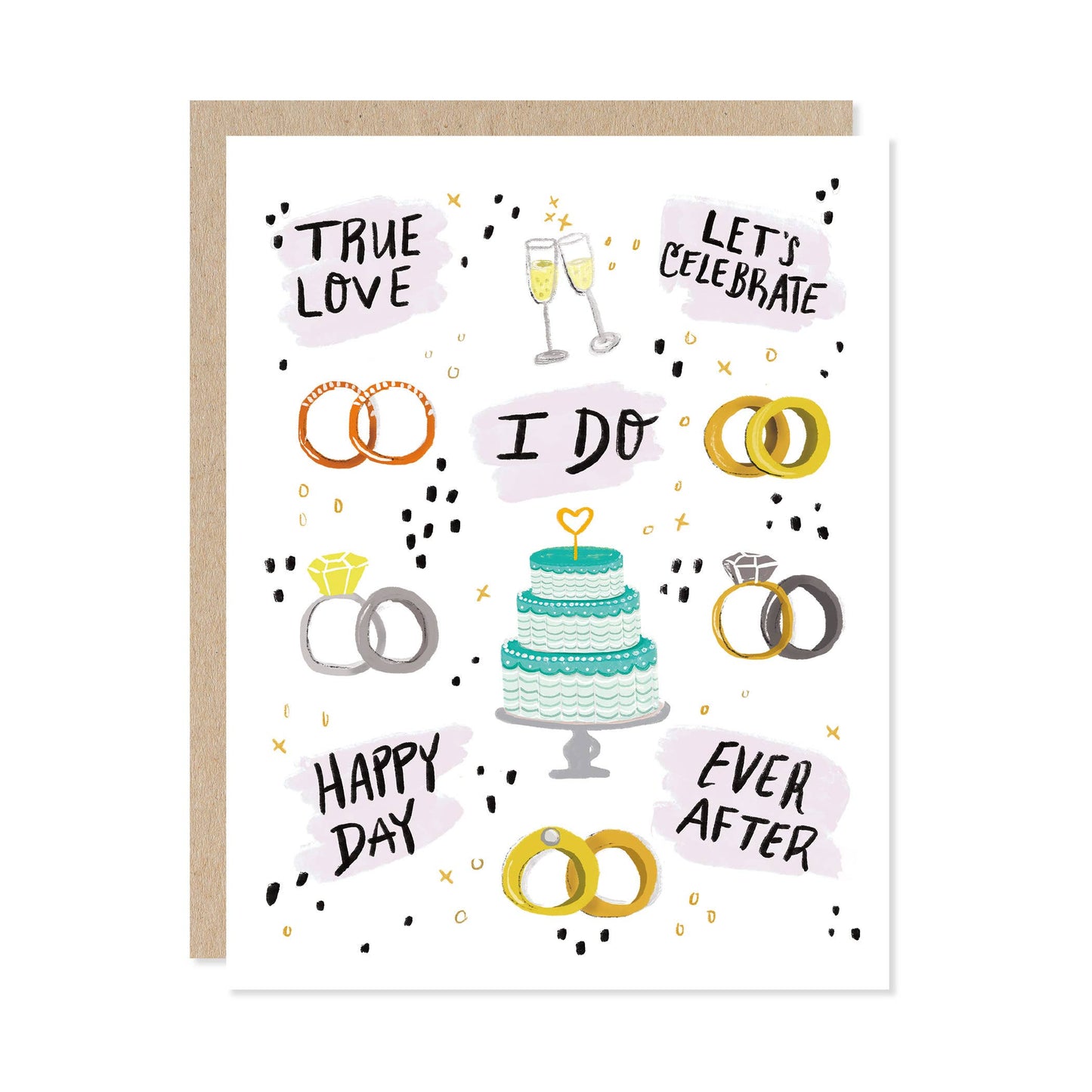 Rings I Do Wedding Card