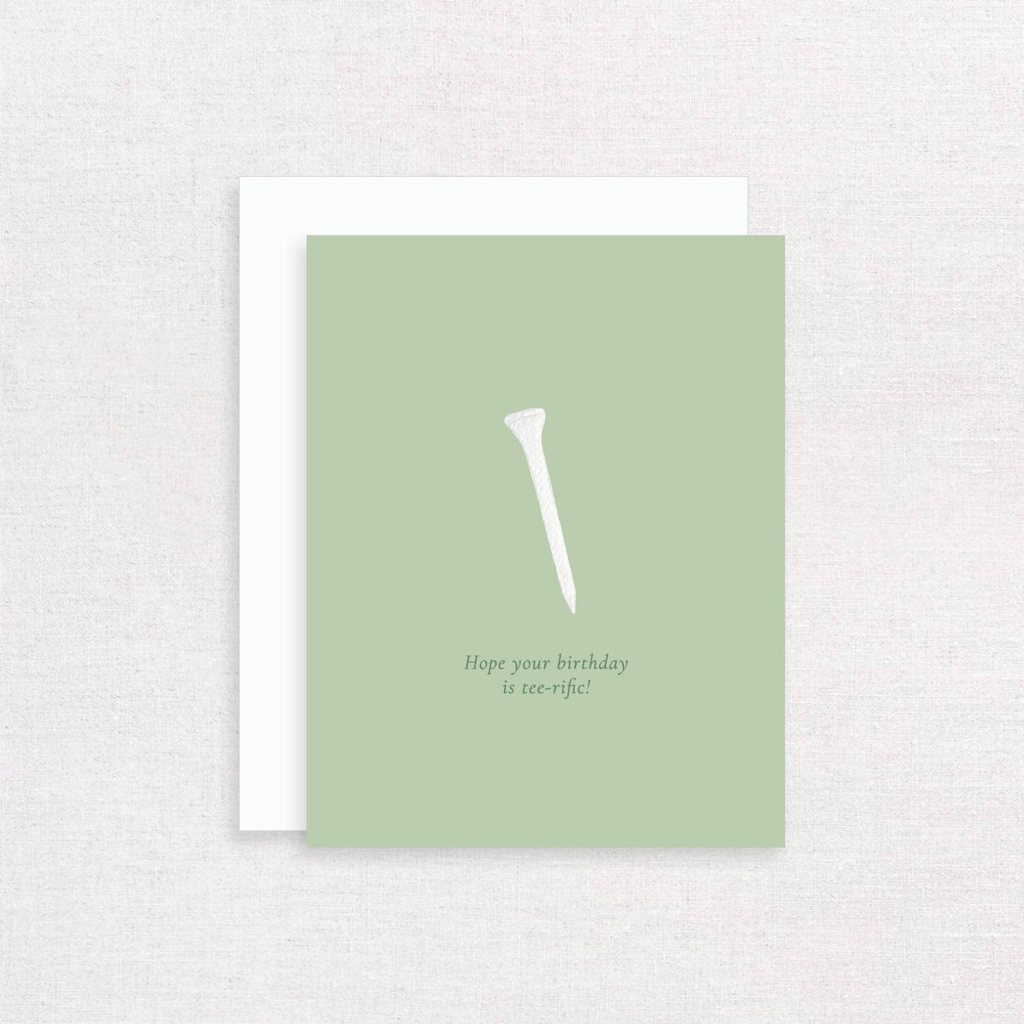 Hope your Birthday is Tee-Rific Golf Greeting Card