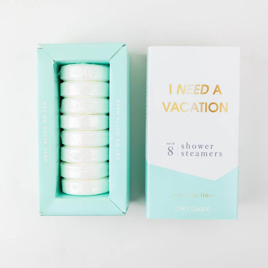 I Need a Vacation Shower Steamers | Coconut Lime