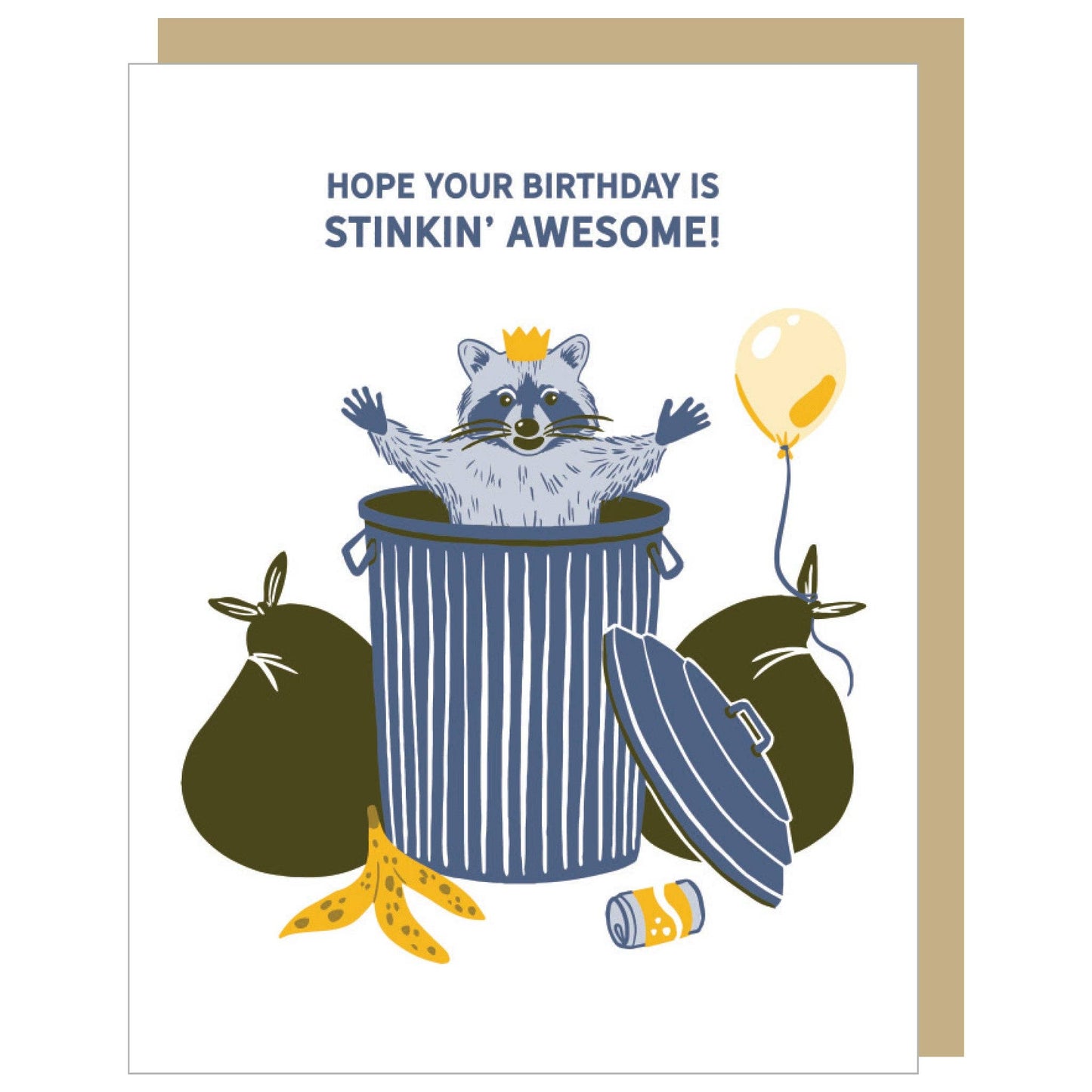 Trash Panda Birthday Card