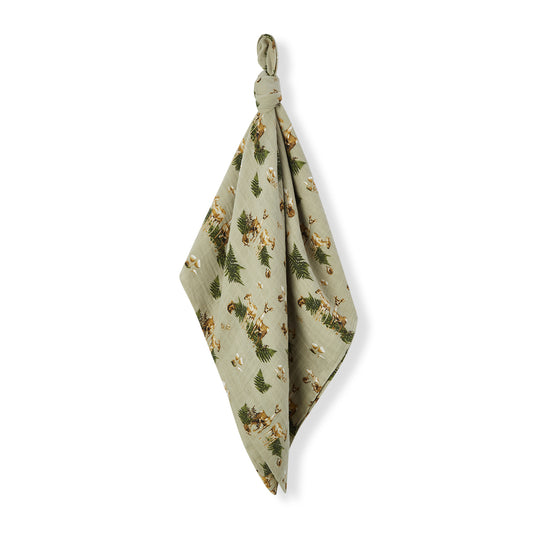 Organic Cotton Swaddle | Forest Party