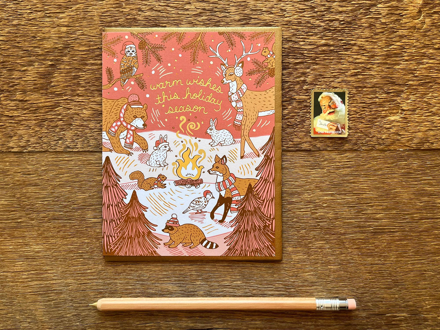 Woodland Holiday Card