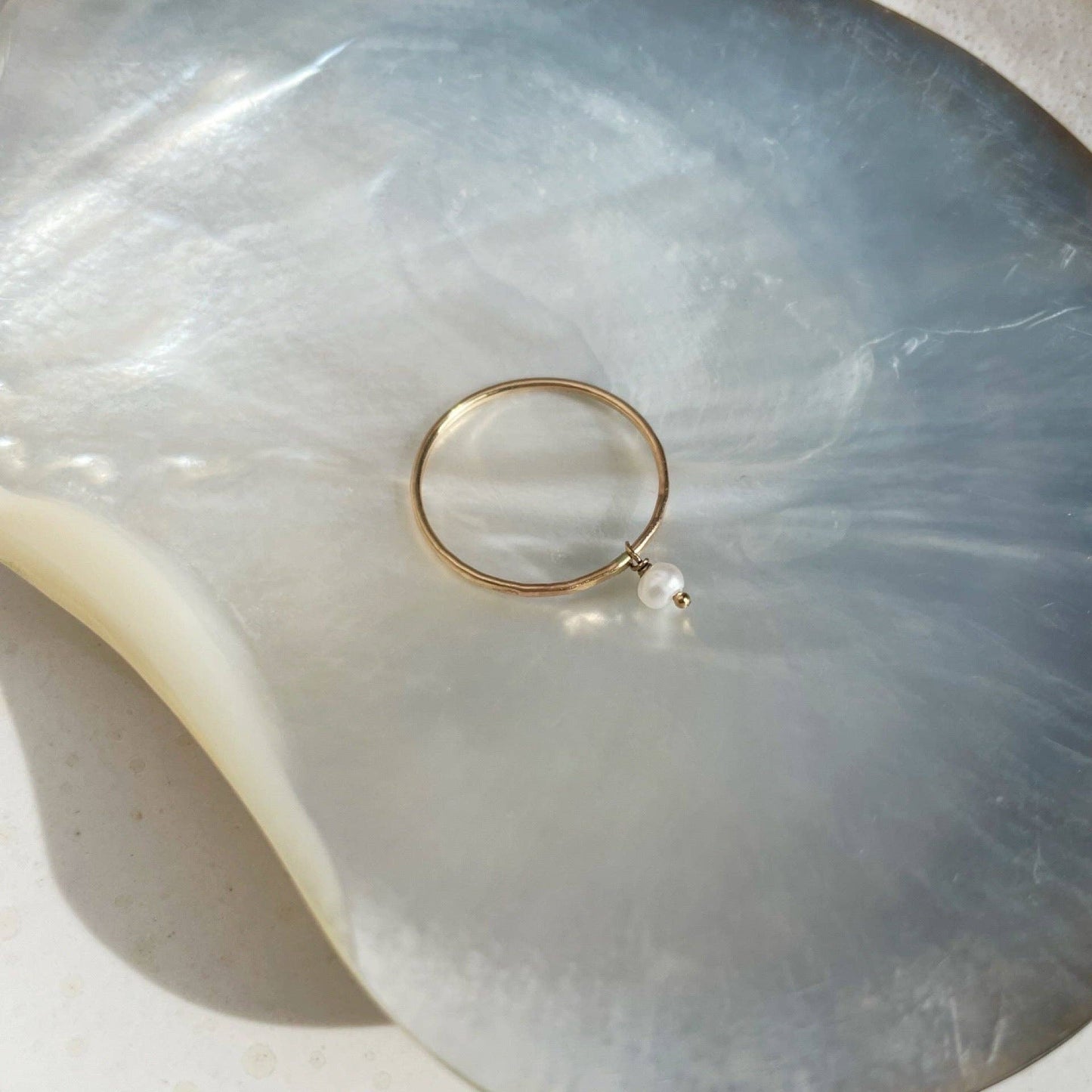 Pearla Ring: 6 / 14k Gold Fill