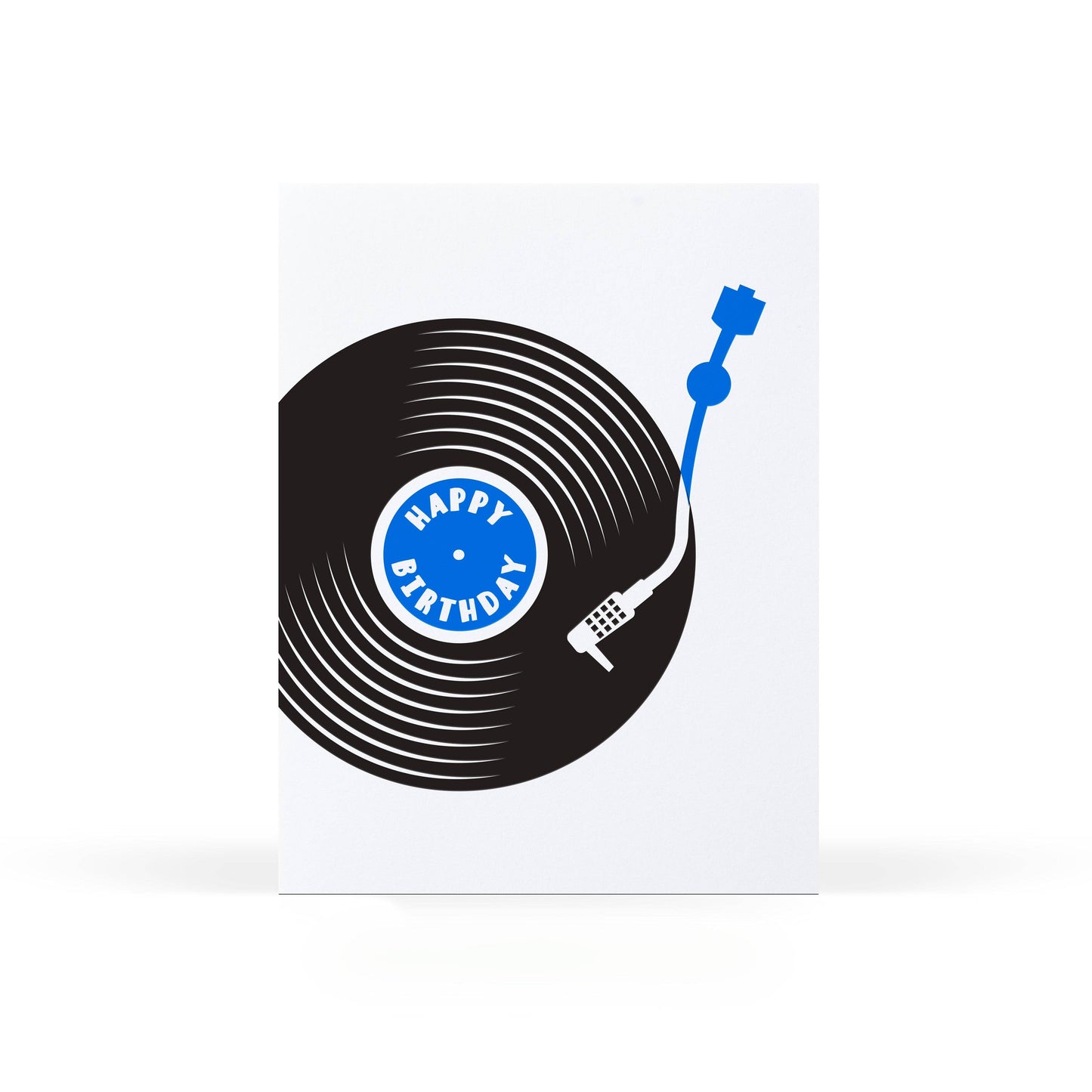 Birthday Record Blue Card