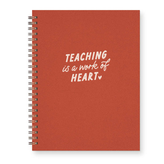 Teaching is a Work of Heart Canyon Journal Lined Notebook
