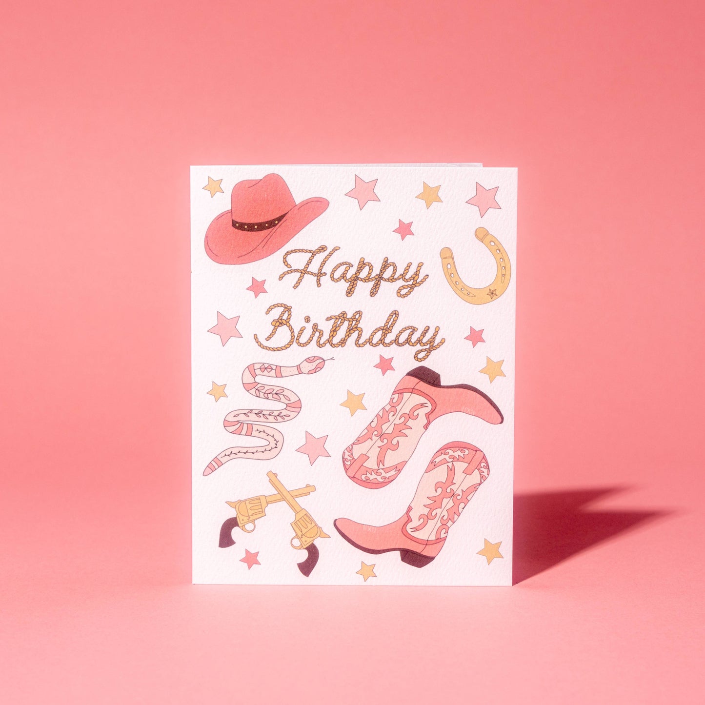 Happy Birthday Cowgirl Card