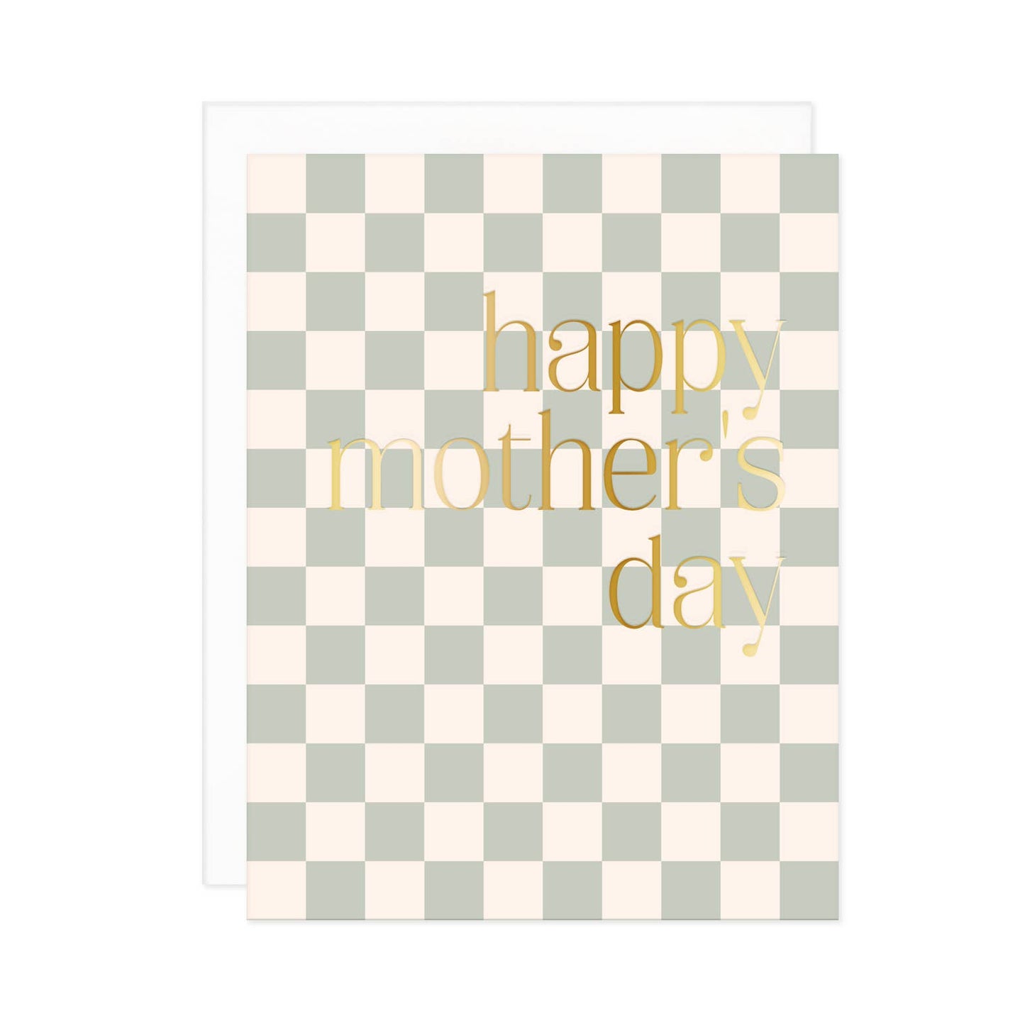 Checker Happy Mother's Day Greeting Card
