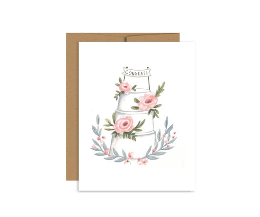 Cake Wedding Card