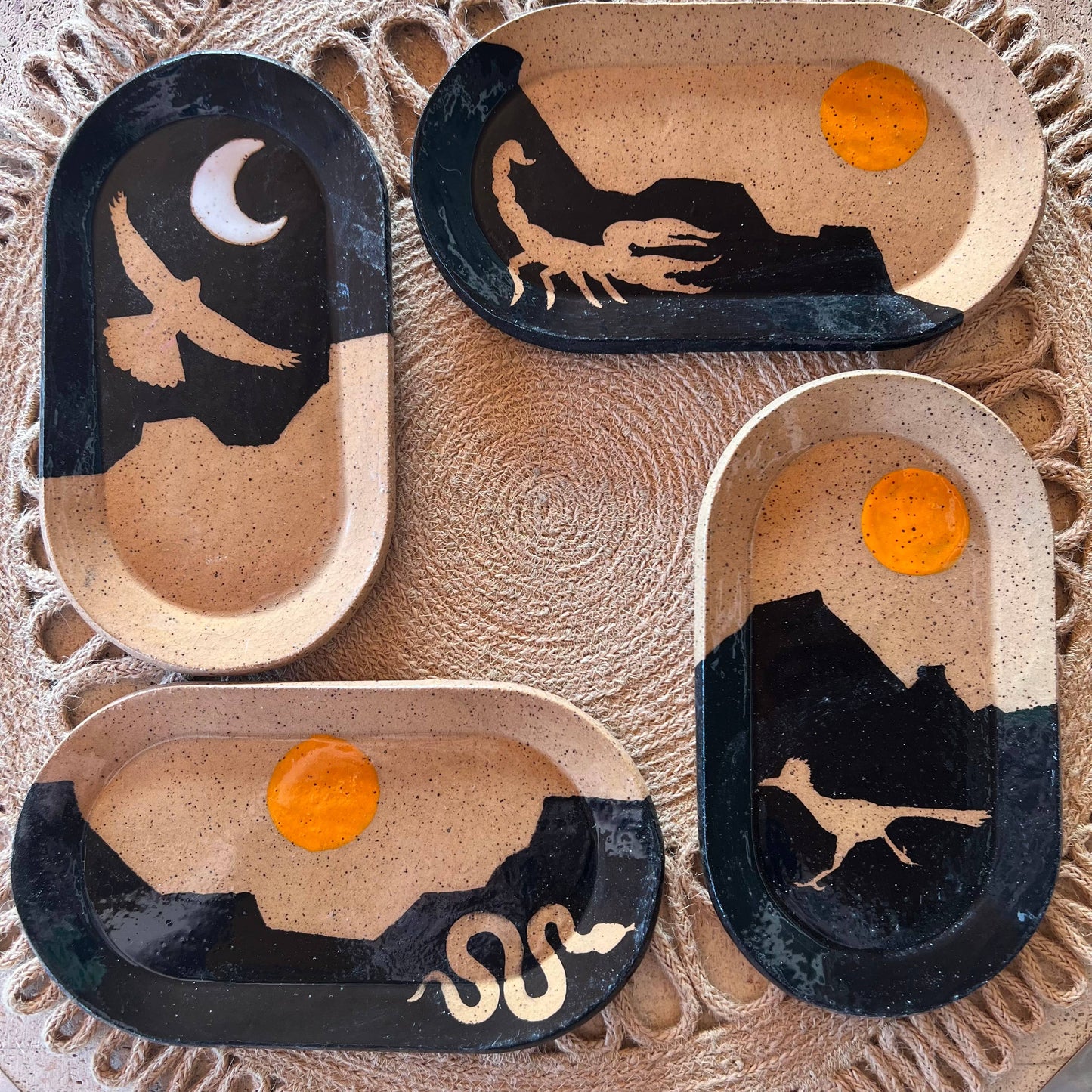 Desert Silhouette Trinkets: Hawk
