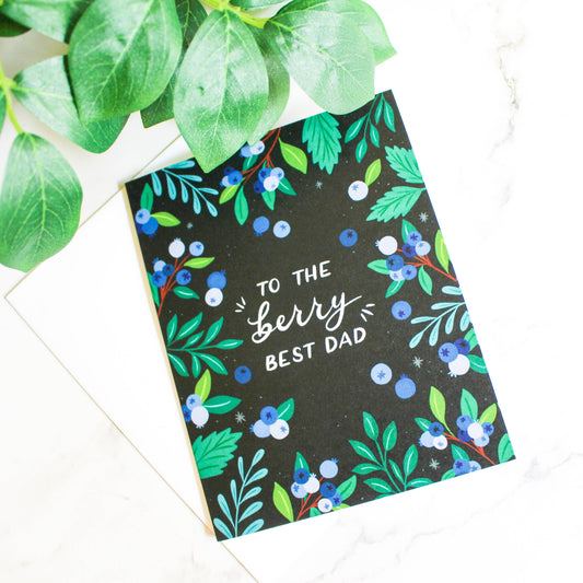 Berry Best Dad Father's Day Card
