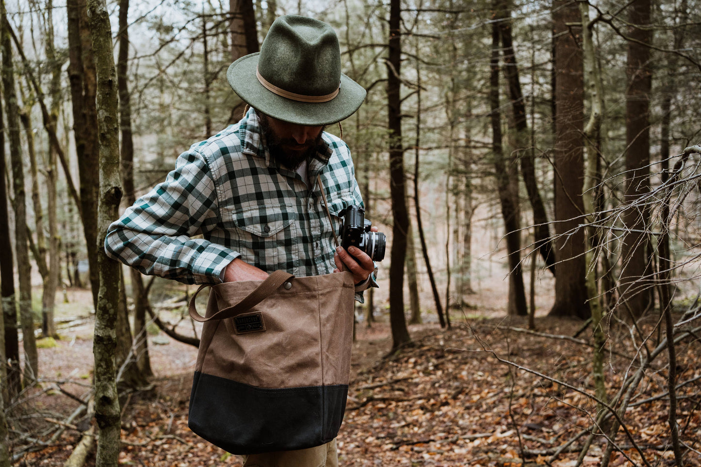 Neelum Market Tote Bag - Waxed Canvas Bag