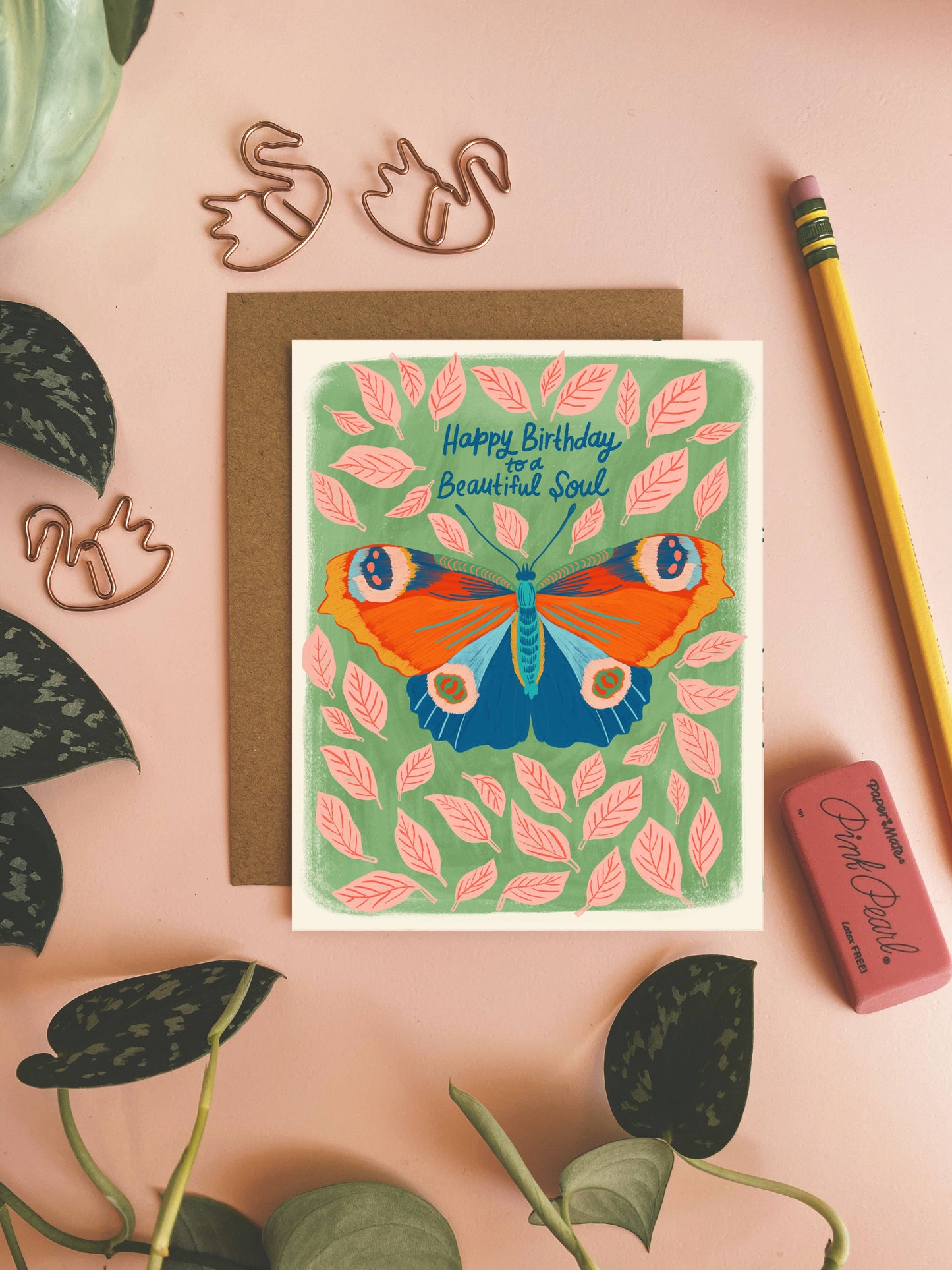 Happy Birthday to a Beautiful Soul Greeting Card