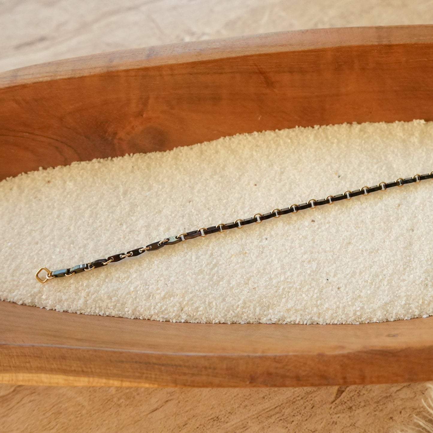 Grace Bracelet: Peach Luster / 6"