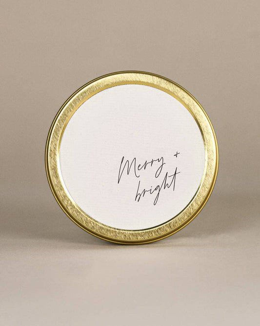 Merry + Bright Travel Candle: December Nights