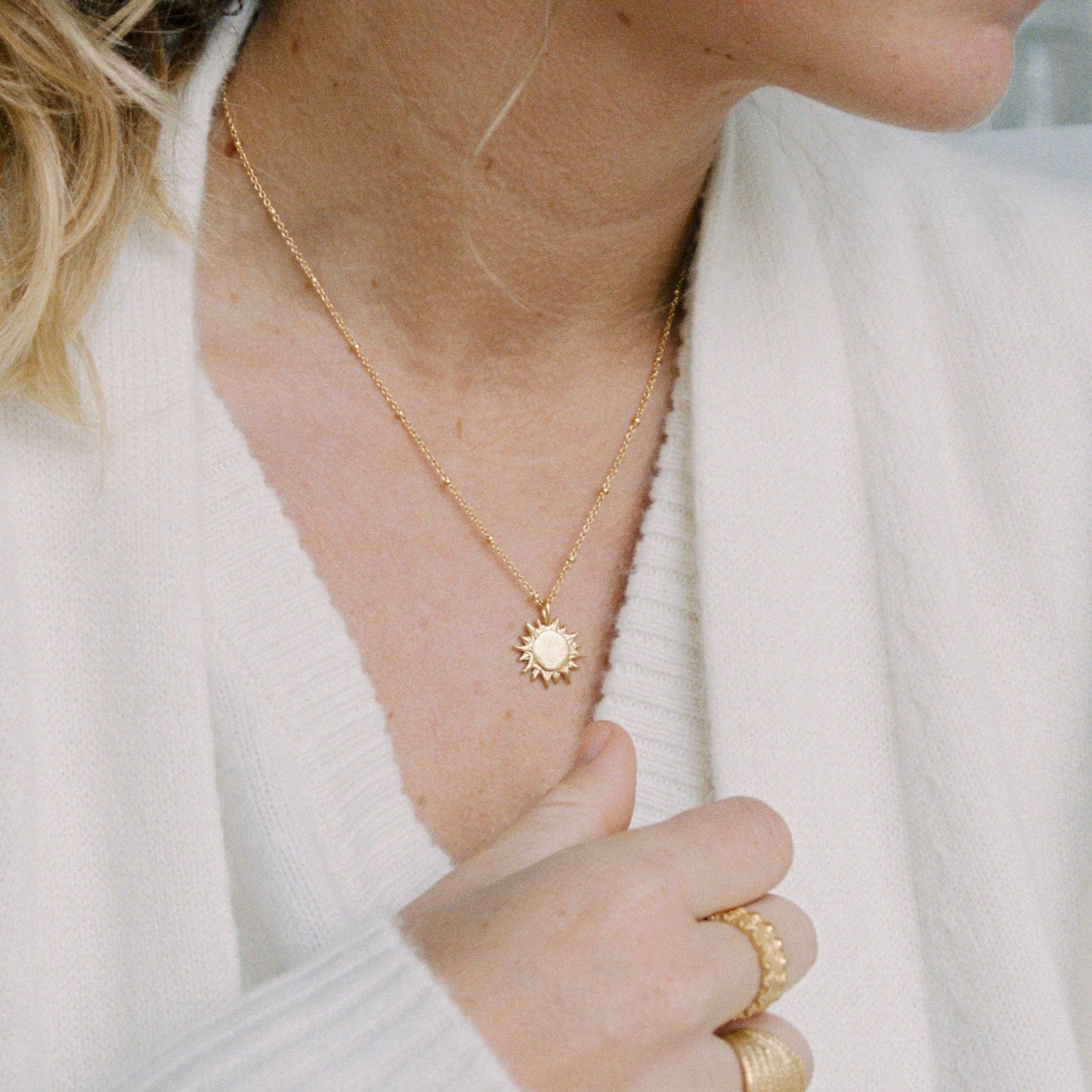 Solea Necklace | Jewelry Gold Gift Waterproof