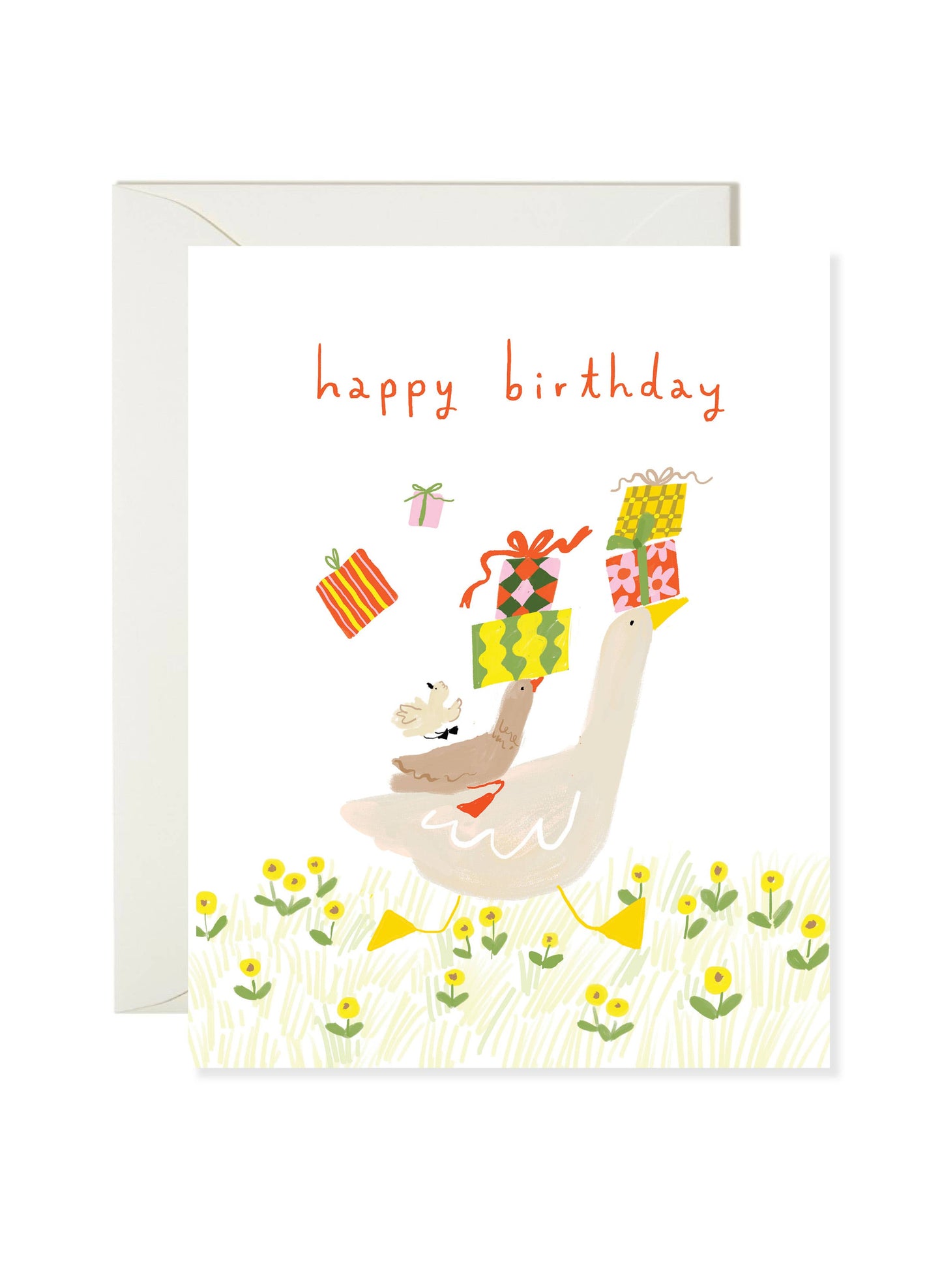 Duck Delivery Birthday – Cute Animal Birthday Card