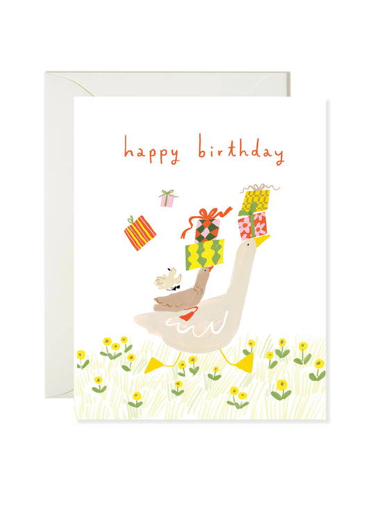 Duck Delivery Birthday – Cute Animal Birthday Card