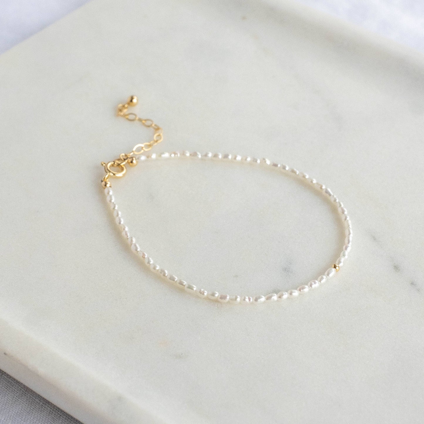 Pearl One Bracelet:  6.5"