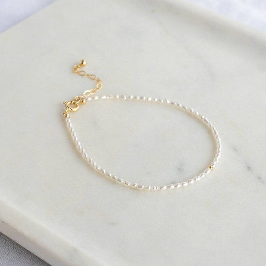 Pearl One Bracelet:  6.5"