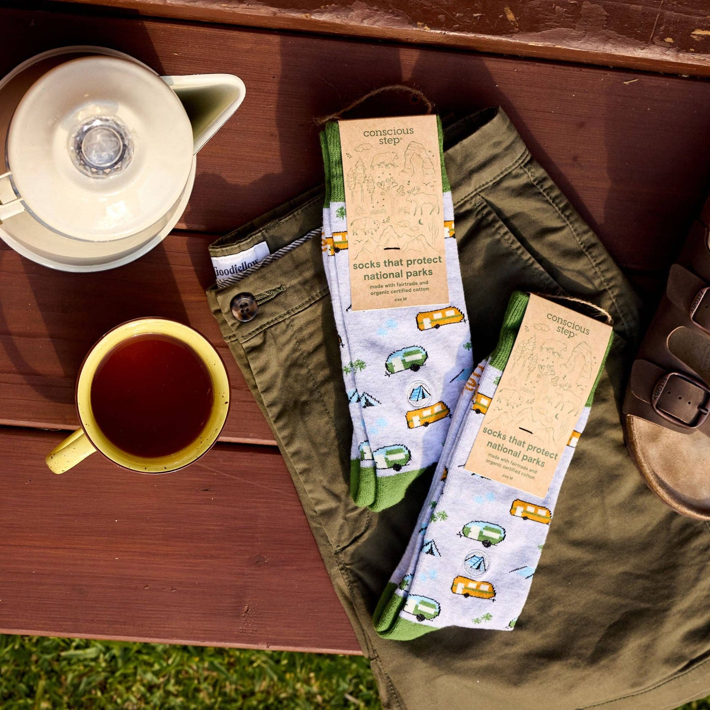 Socks that Protect National Parks (Green Campers): Small
