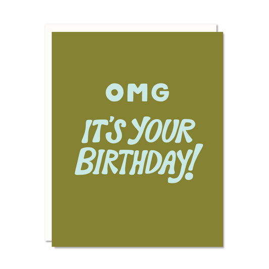 OMG Birthday - Birthday Card