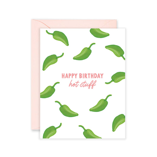 Hot Stuff Funny Birthday Card