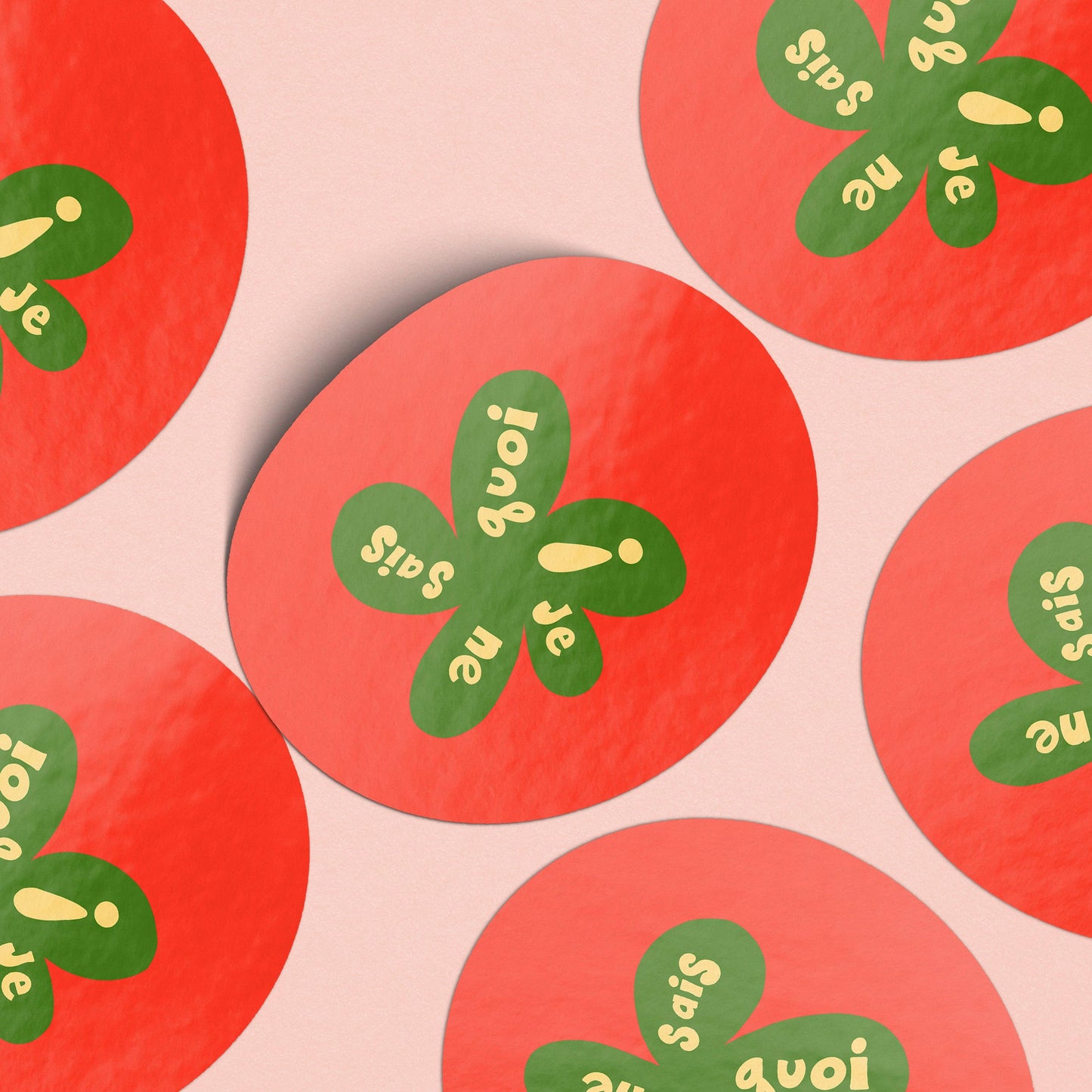 Je Ne Sais Quoi Tomato Sticker