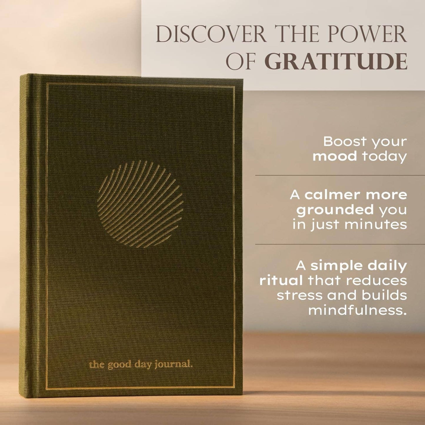 The Good Day Journal | Mindfulness & Gratitude Journal : Marigold