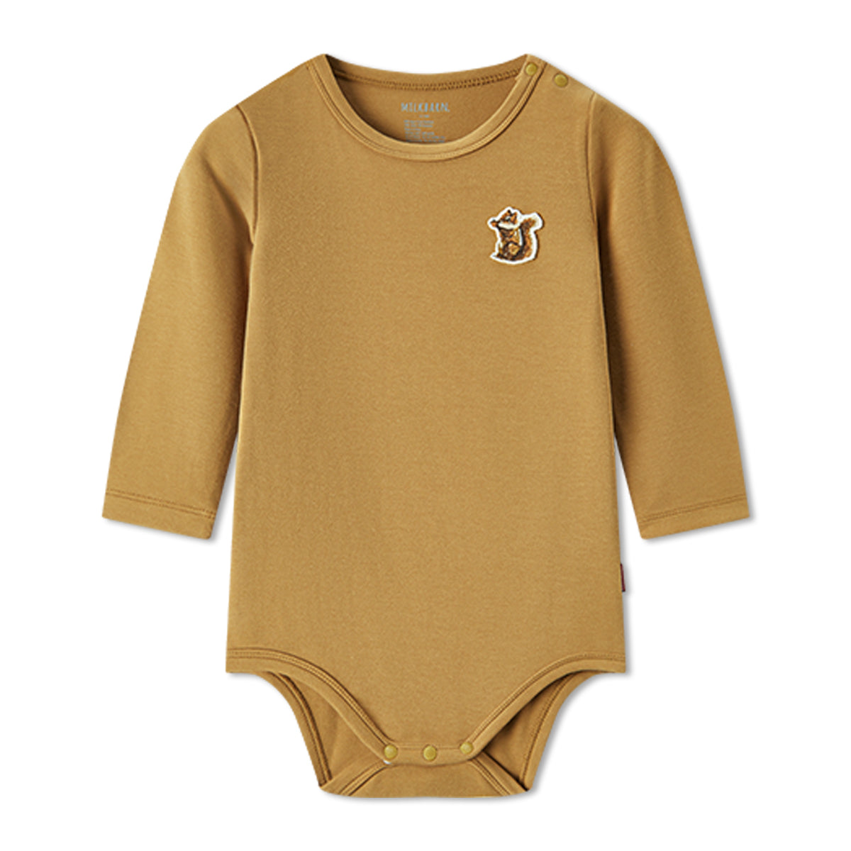 Brushed Long Sleeve One Piece | Peanut